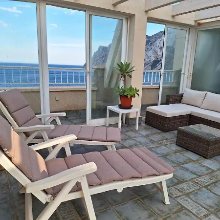 Alucinante Atico Con Vistas Frontales Al Mar En Orellana Playa 7bfossa 公寓 卡尔佩